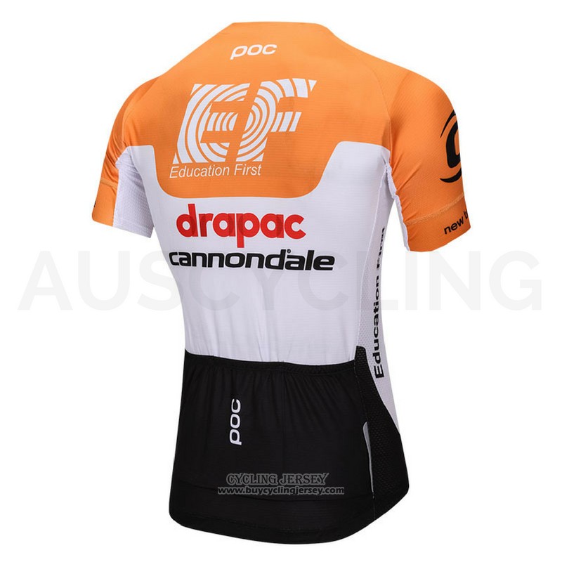 2018 Jersey Cannondale Drapac White and Orange